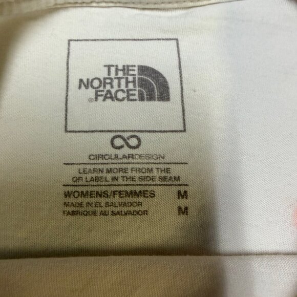 The North Face Women’s Strange Colorful World Tee Medium Ivory EUC - Picture 5 of 9